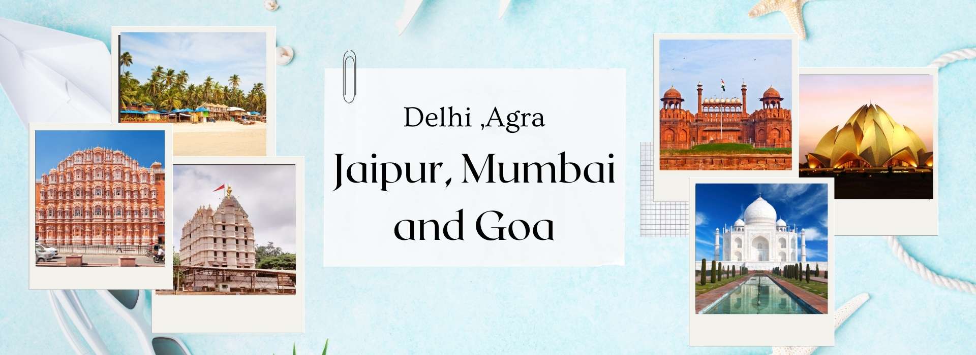 Delhi Agra Jaipur Mumbai and Goa Tour – 12 Days