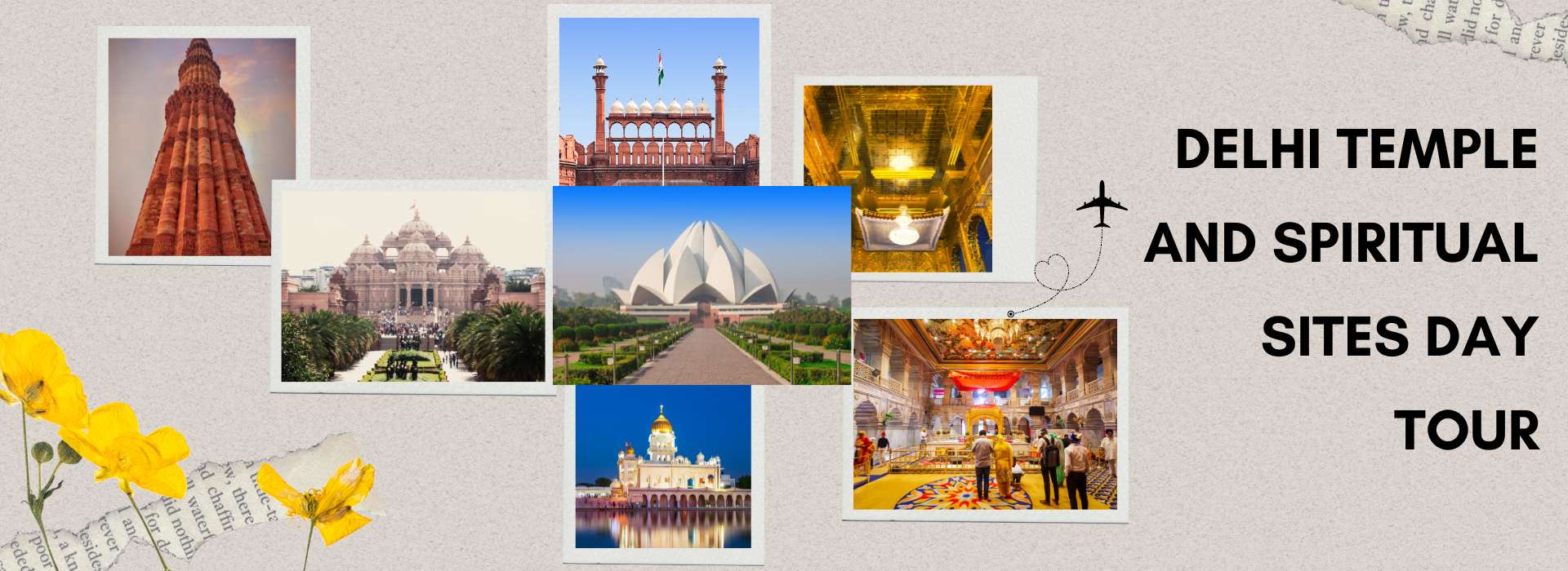 Delhi Temple and Spiritual Sites Day Tour – 6 Hours